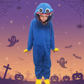 Kids Jumpsuit Plush Hooded Monster Relaxed Fit