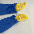 Kids Jumpsuit Plush Hooded Monster Relaxed Fit