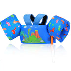 Kids Life Vest Built-In Arm Floats & Safety Whistle