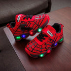 Kids Light-Up Sneakers Step-Activated LED & Breathable Mesh