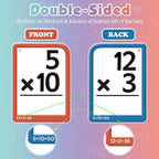 Kids Math Set Silicone Pop Board & 332 Flashcards