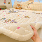 Kids Mattress Pad Quilted 100% Polyester Machine Washable