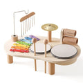 Kids Music Table Wooden Xylophone & Drums Durable