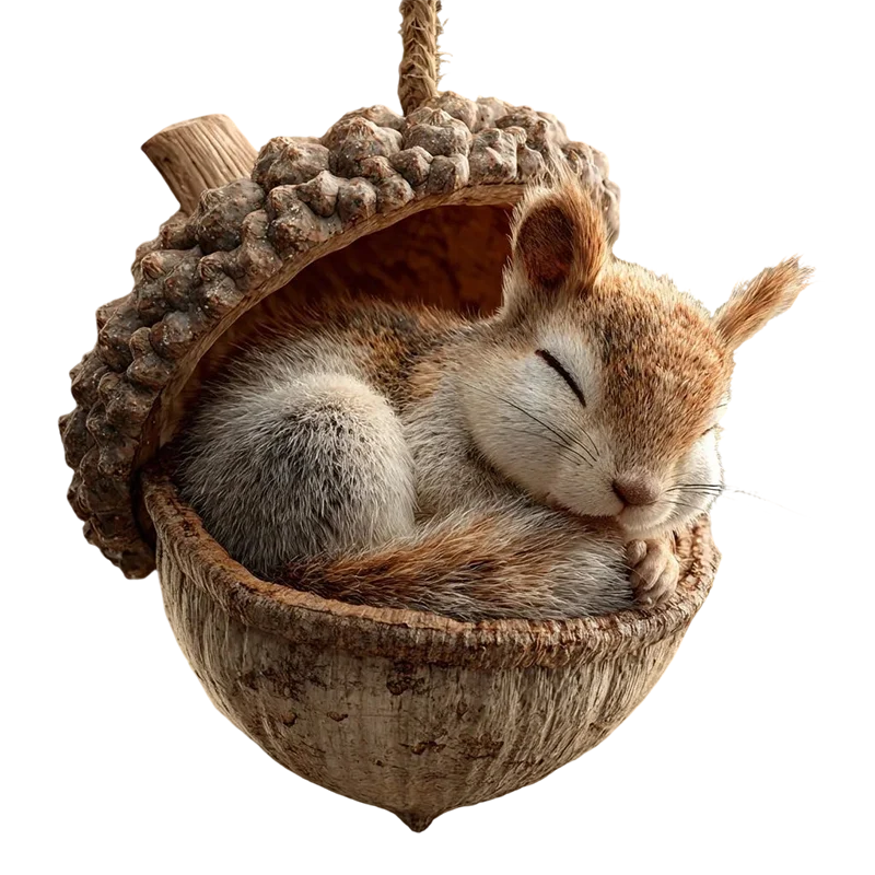 Kids Night Light Acorn-Shaped Soothing Warm Glow