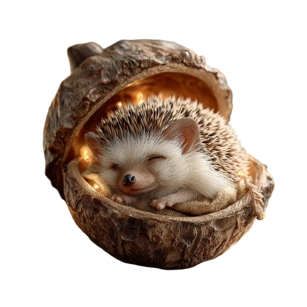 Kids Night Light Acorn-Shaped Soothing Warm Glow
