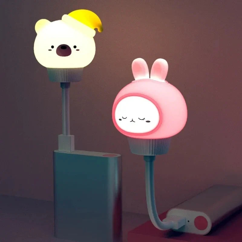 Kids Night Light Animal Design USB Powered & Remote