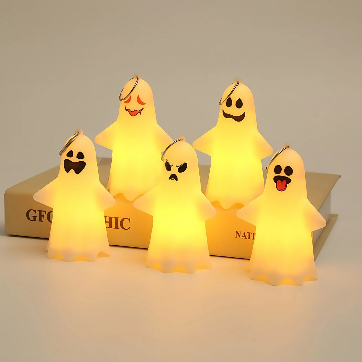 Kids Night Light Ghost Design Soft Warm LED