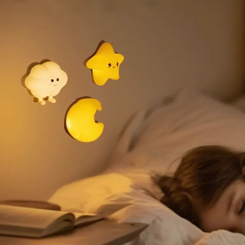 Kids Night Light Rechargeable USB Tap Control & Adjustable Brightness