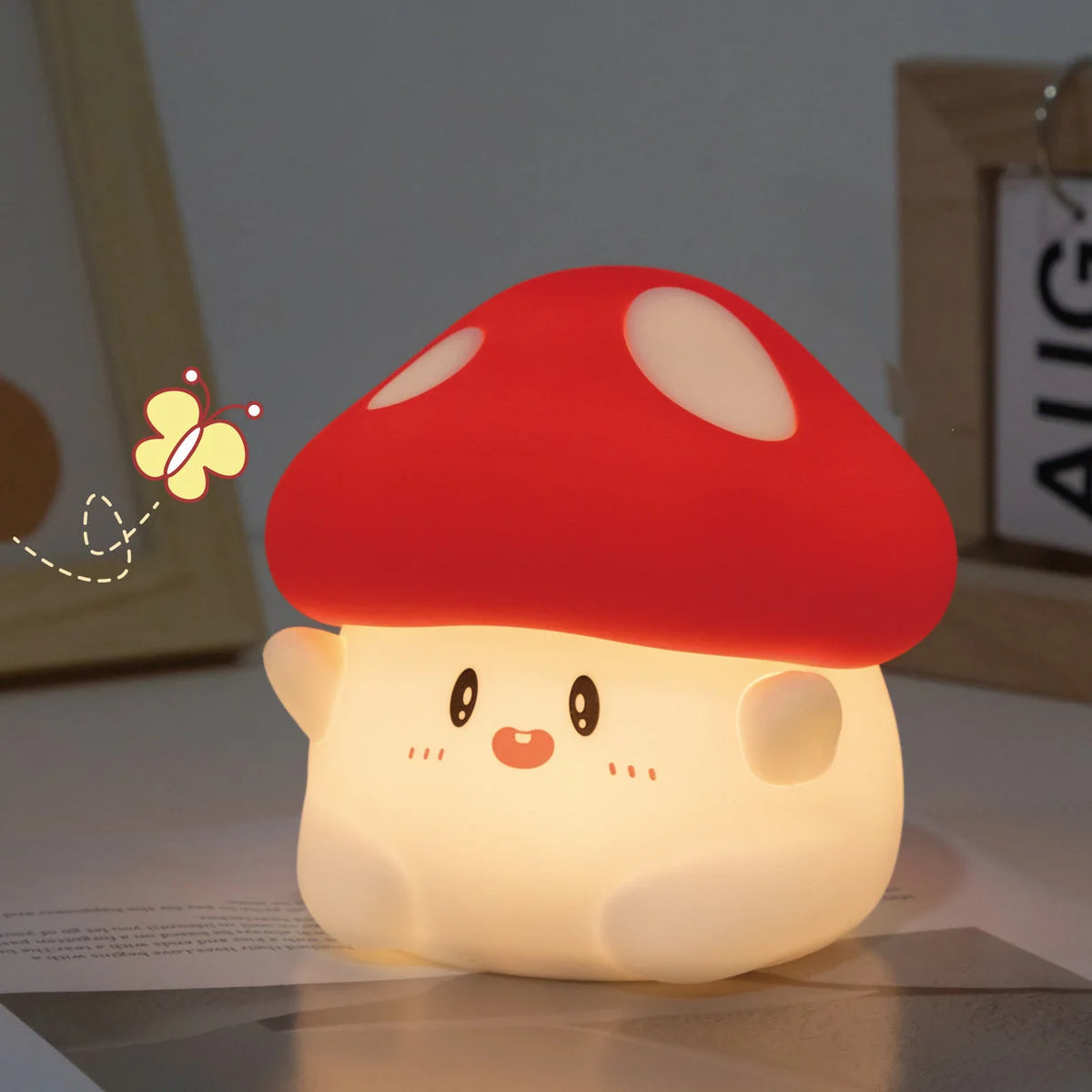 Kids Night Light Soft Silicone Dimmable USB-C Rechargeable