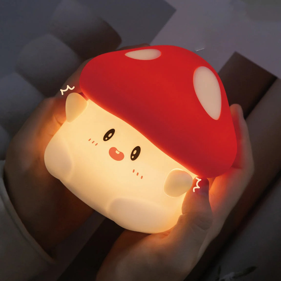 Kids Night Light Soft Silicone Dimmable USB-C Rechargeable