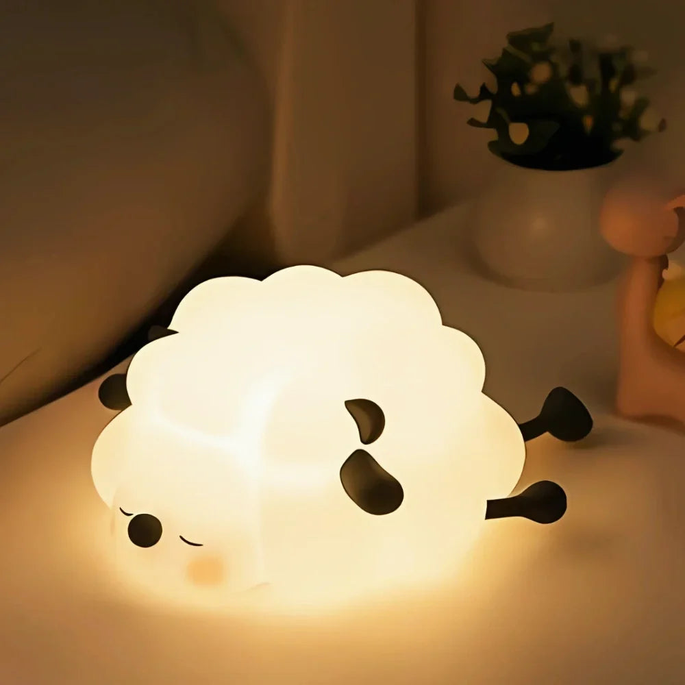 Kids Night Light Squeezable Silicone Adjustable Brightness & Rechargeable