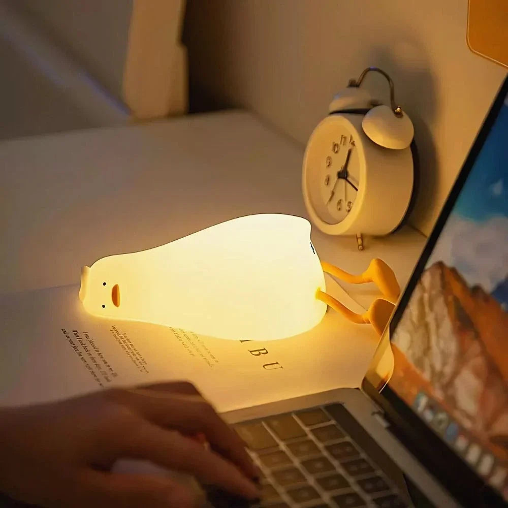 Kids Night Light Squeezable Silicone Adjustable Brightness & Rechargeable