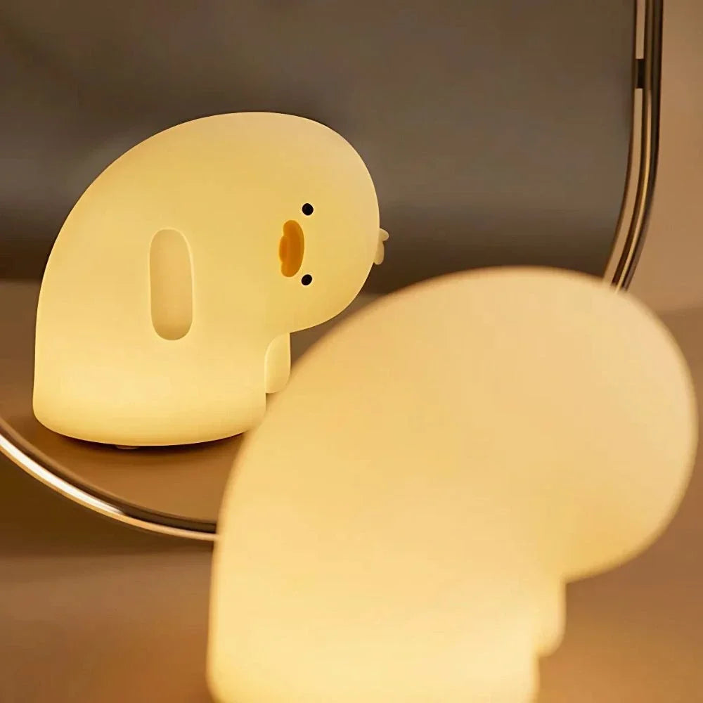 Kids Night Light Squeezable Silicone Adjustable Brightness & Rechargeable