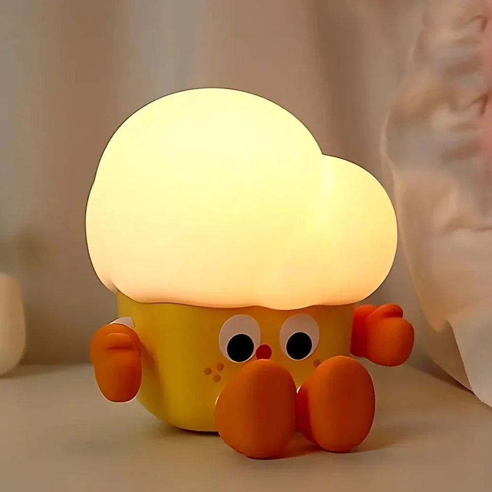 Kids Night Light Squeezable Silicone Adjustable Brightness & Rechargeable