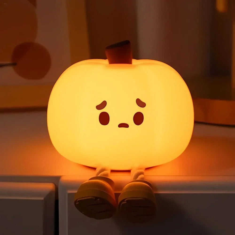 Kids Night Light Squeezable Silicone Adjustable Brightness & Rechargeable