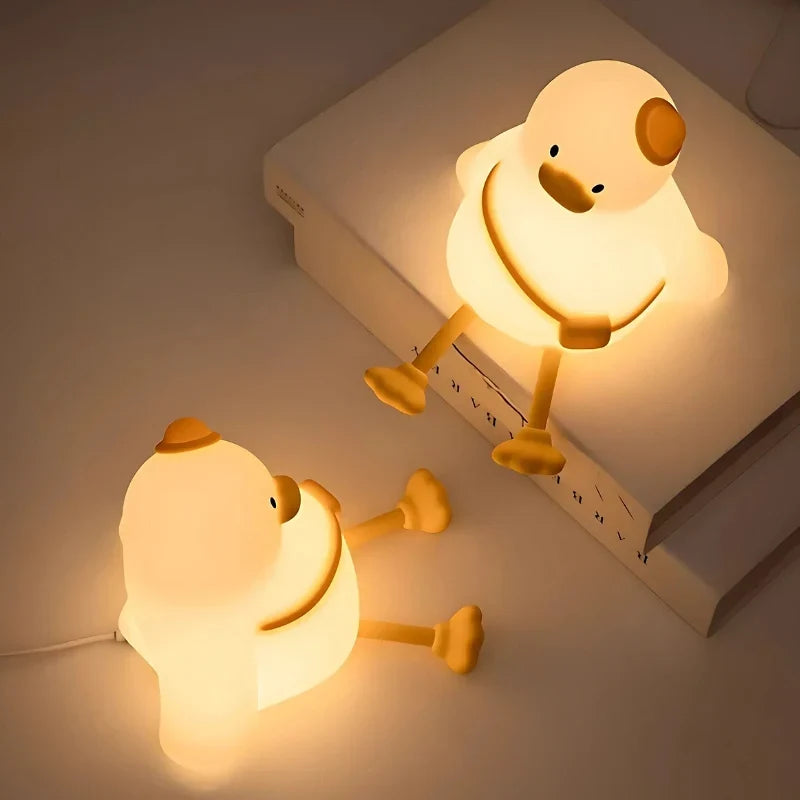 Kids Night Light Squeezable Silicone Adjustable Brightness & Rechargeable