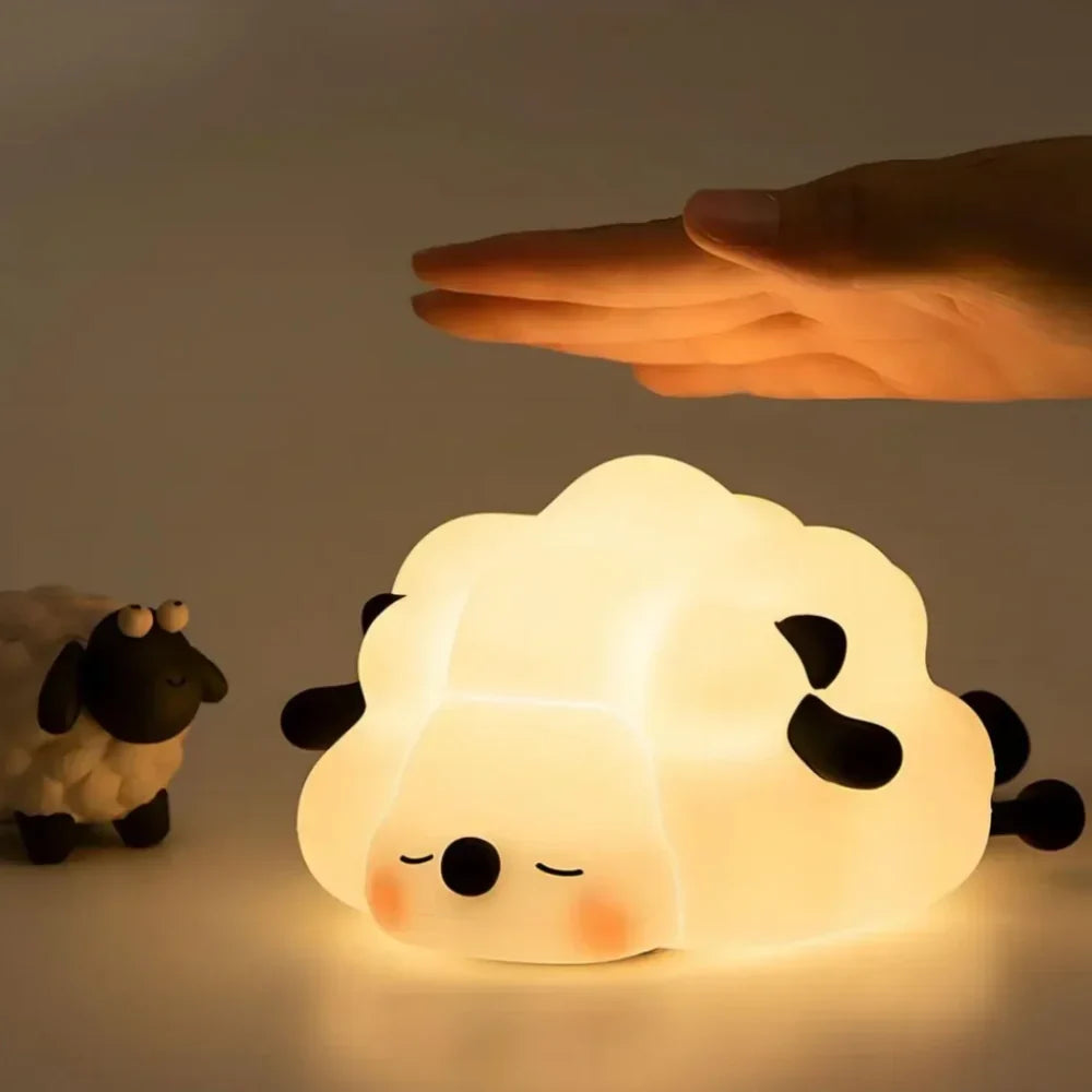 Kids Night Light Squeezable Silicone Adjustable Brightness & Rechargeable