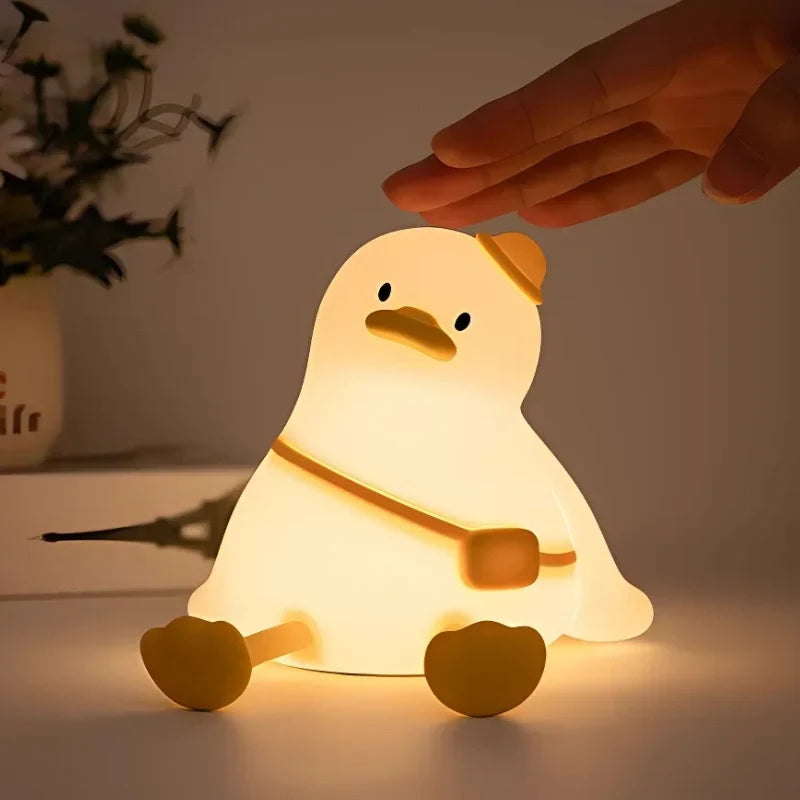 Kids Night Light Squeezable Silicone Adjustable Brightness & Rechargeable