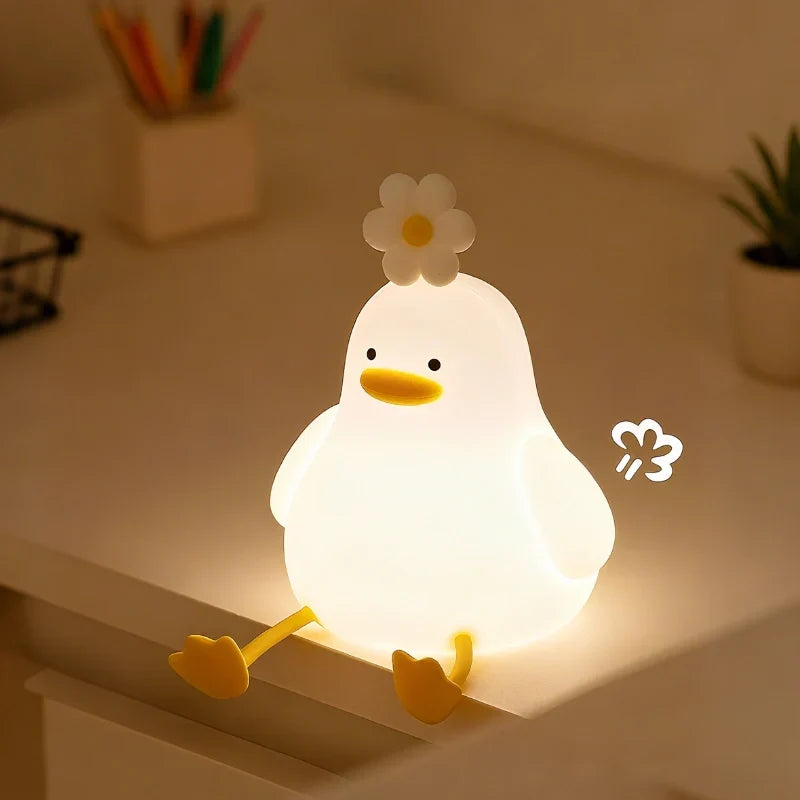 Kids Night Light Squeezable Silicone Adjustable Brightness & Rechargeable