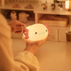 Kids Night Light Squeezable Silicone Adjustable Brightness & Rechargeable