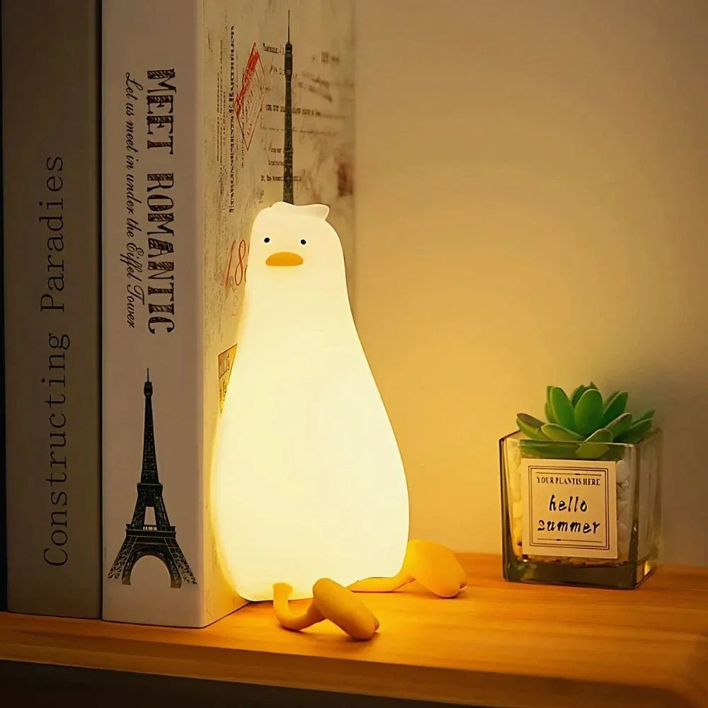 Kids Night Light Squeezable Silicone Adjustable Brightness & Rechargeable