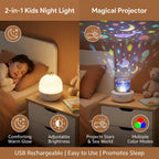 Kids Night Projector Rotating Stars & Ocean Interchangeable Films