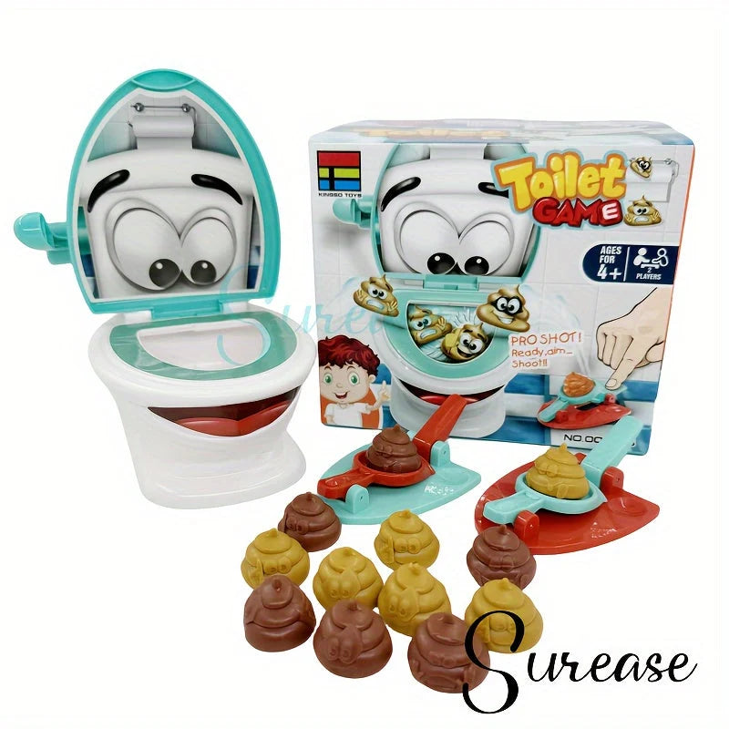 Kids Party Game Rapid-Fire Toilet Shooter