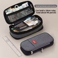 Kids Pencil Case Full-Opening Zipper & Elastic Holders