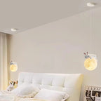 Kids Pendant Light Cartoon Soft Diffused Shade Adjustable Height
