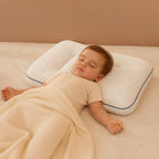 Kids Pillow Memory Foam Contoured Neck Support Breathable Surface