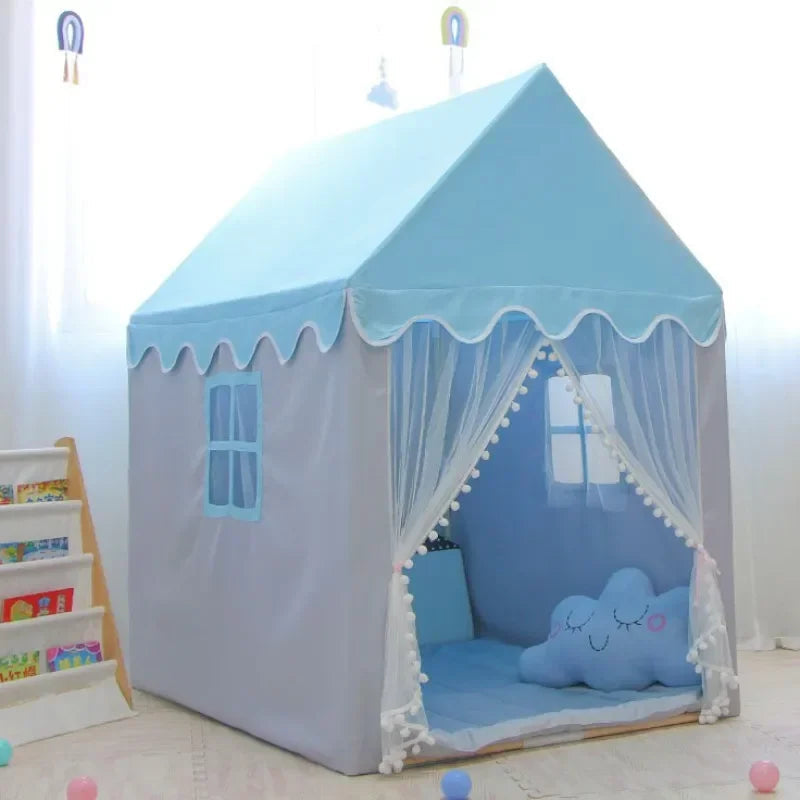 Kids Play Tent Castle Design Foldable UV-Protective