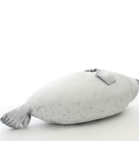Kids Plush Pillow 3D Sea Lion Soft PP Cotton
