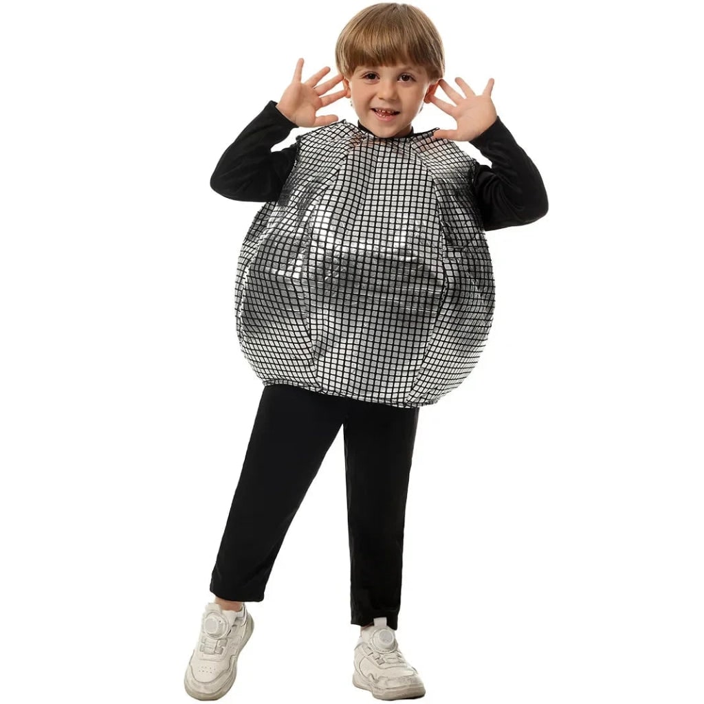 Kids Pop Star Dance Costume Sparkling Jacket & Pants
