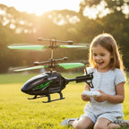 Kids RC Helicopter Gyro-Stabilized USB Rechargeable 8-10 Min Flight