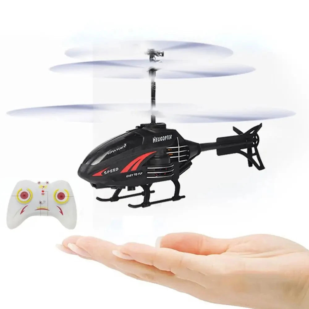 Kids RC Helicopter Gyro-Stabilized USB Rechargeable 8-10 Min Flight