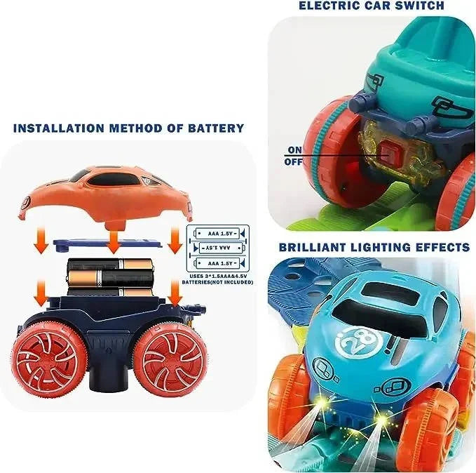 Kids Race Track Modular LED USB Rechargeable