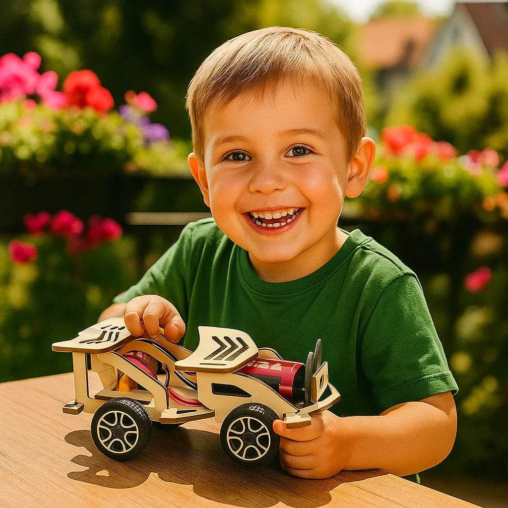 Kids STEM Building Set Snap-Together Hydraulic & Motorized Models