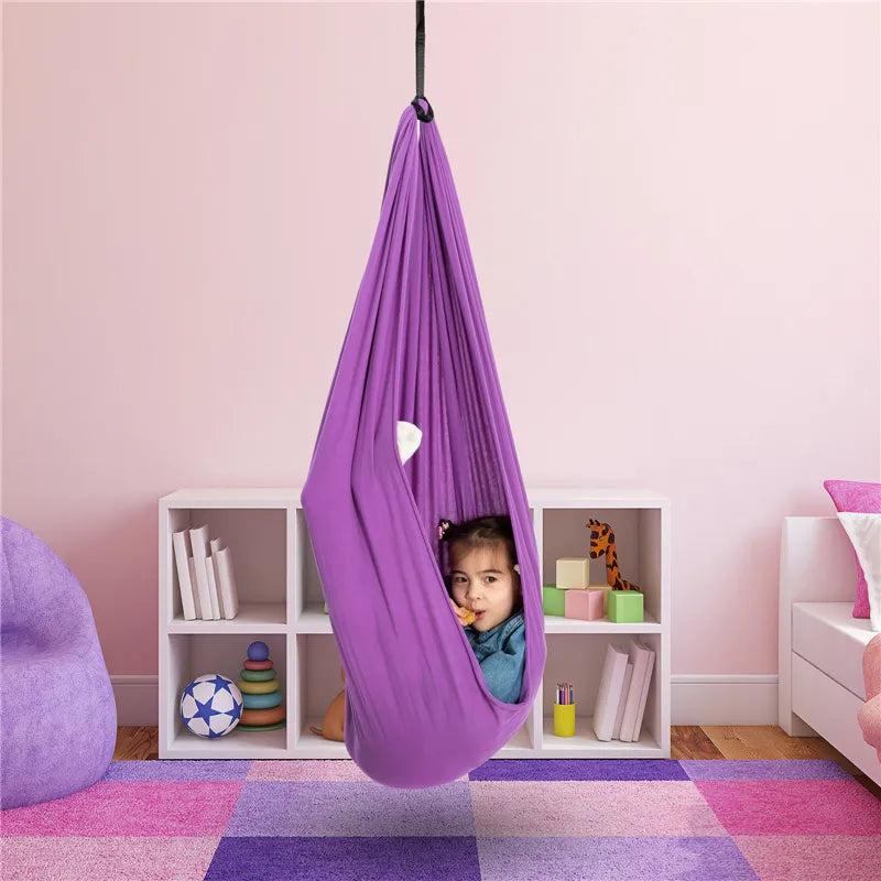 Kids Sensory Hammock Enveloping Cotton Machine Washable