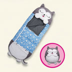 Kids' Sleeping Bag 2-in-1 Animal-Shaped Pillow