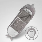 Kids' Sleeping Bag 2-in-1 Animal-Shaped Pillow