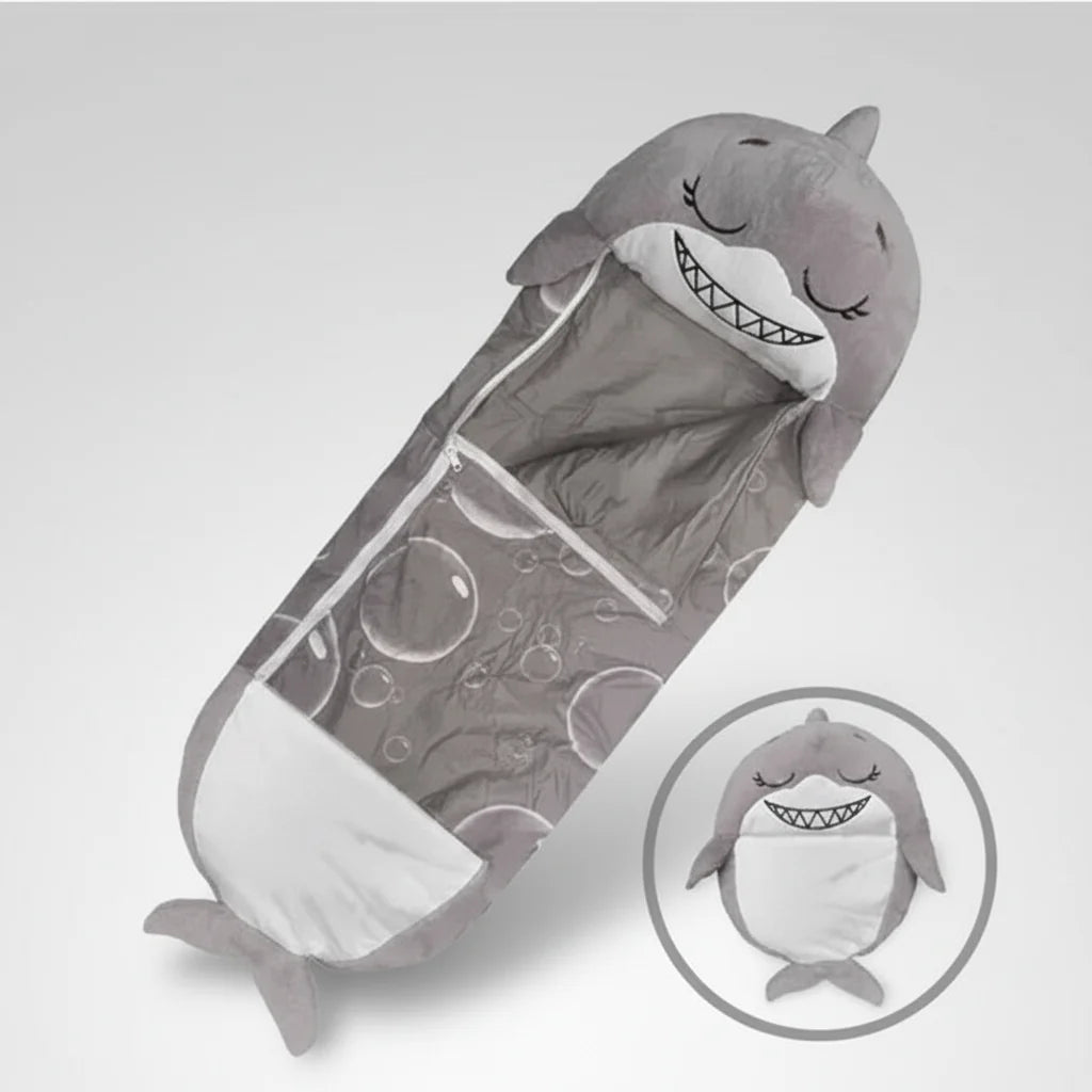 Kids' Sleeping Bag 2-in-1 Animal-Shaped Pillow