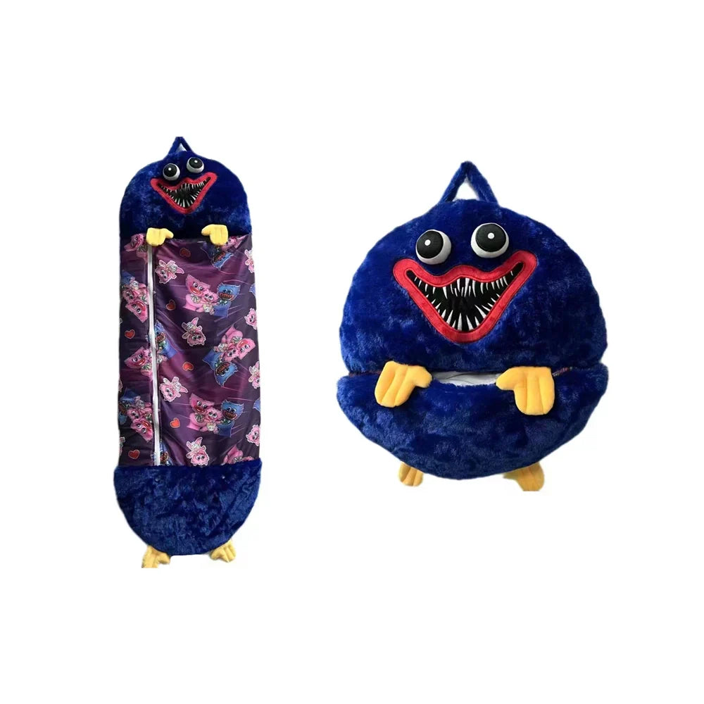 Kids Sleeping Bag Convertible Pillow Soft Plush Machine Washable