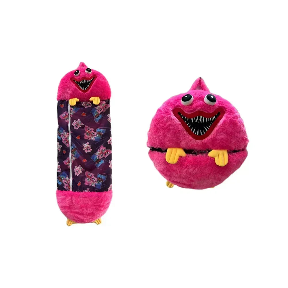 Kids Sleeping Bag Convertible Pillow Soft Plush Machine Washable