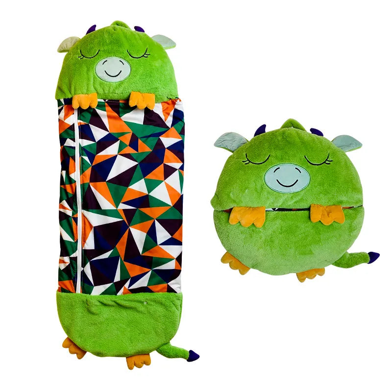 Kids Sleeping Bag Plush Toy Two In One & Breathable