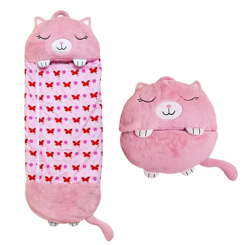 Kids Sleeping Bag Plush Toy Two In One & Breathable