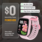Kids Smart Watch GPS Tracking 7-Day Battery