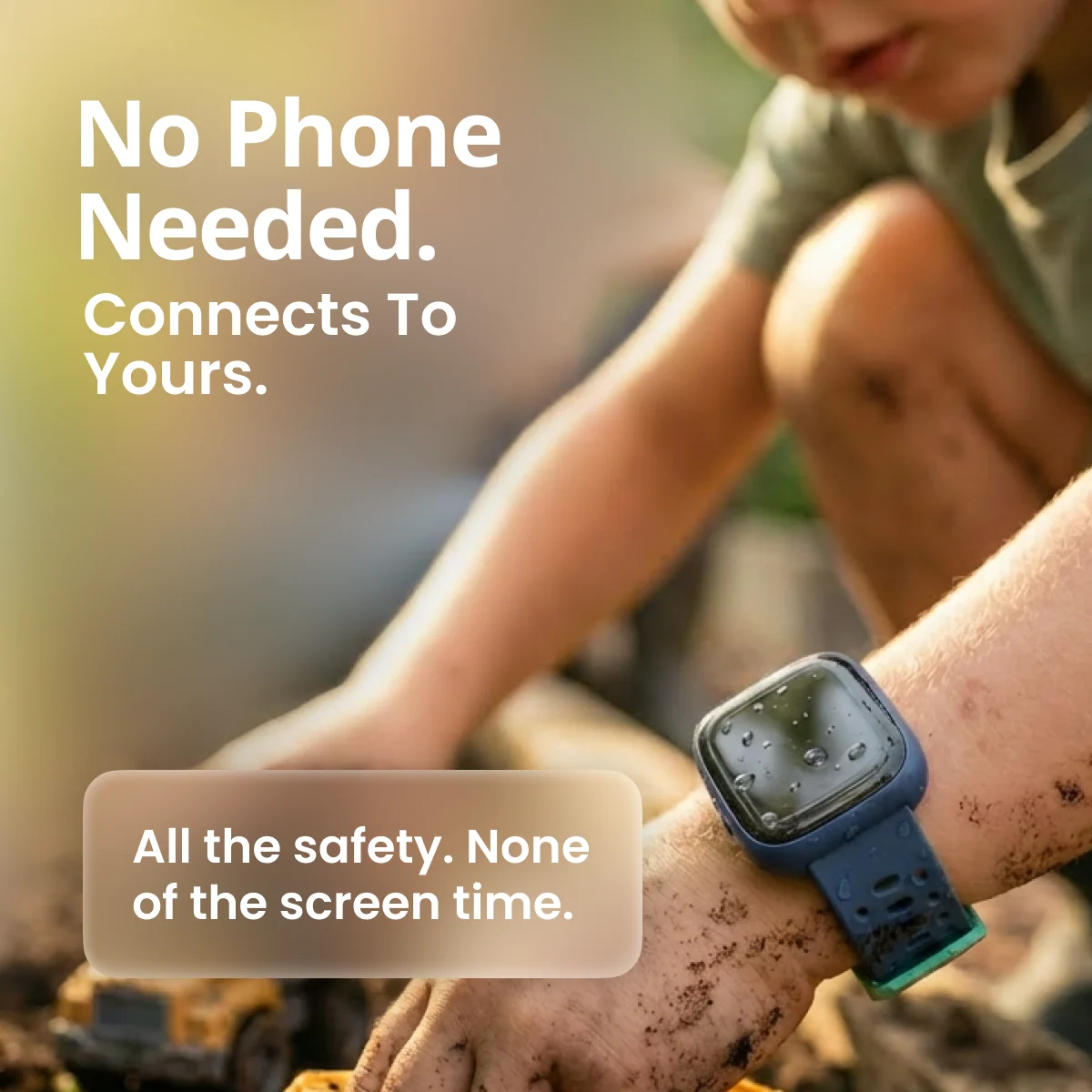 Kids Smart Watch GPS Tracking 7-Day Battery