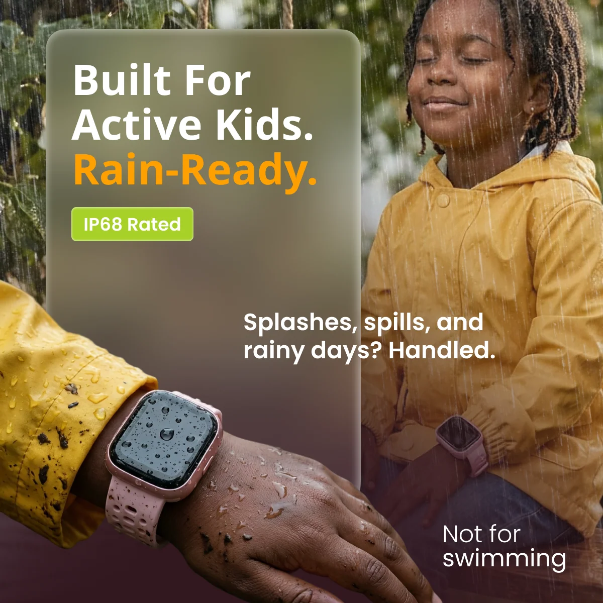 Kids Smart Watch GPS Tracking 7-Day Battery
