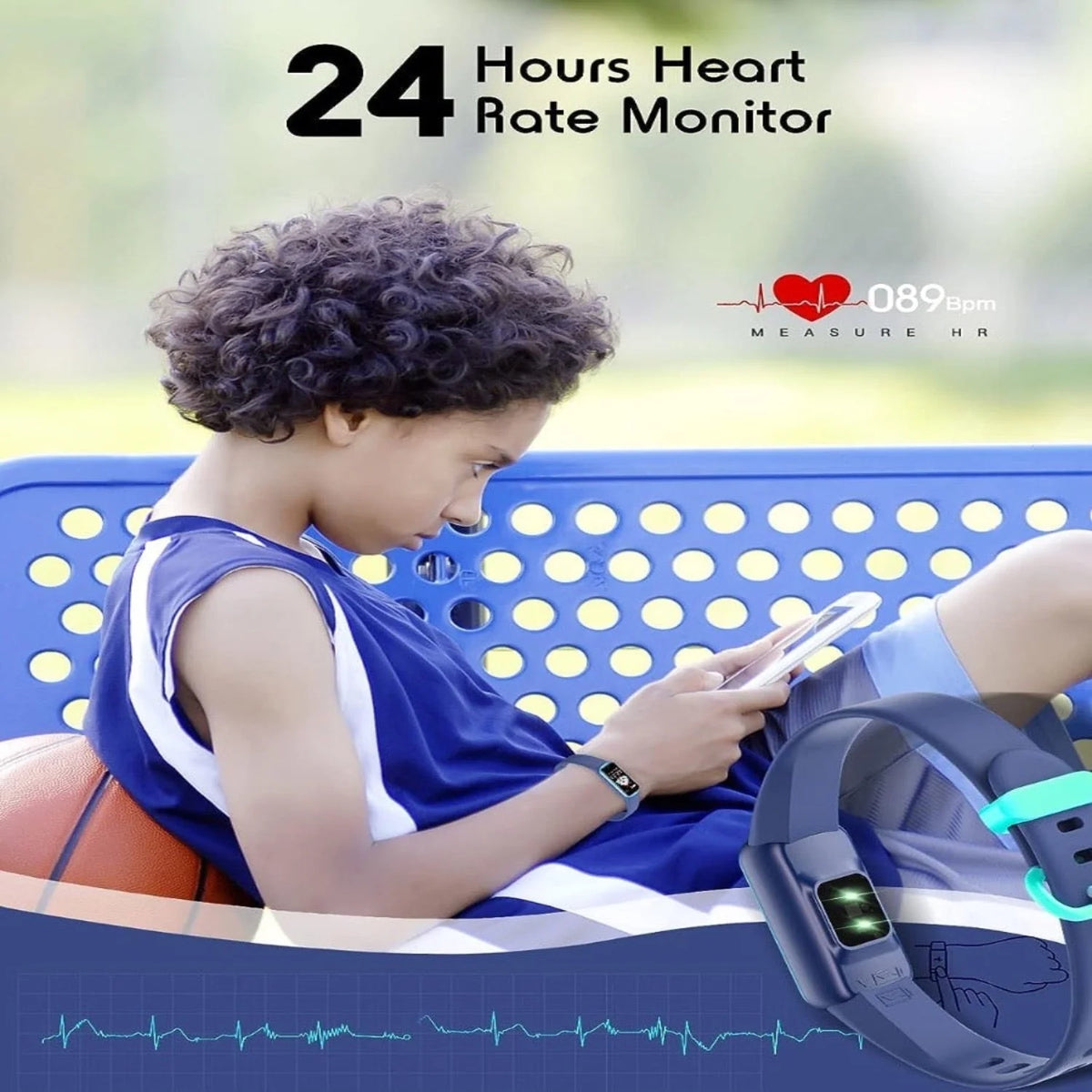 Kids Smart Watch Live GPS Heart Rate & Pedometer