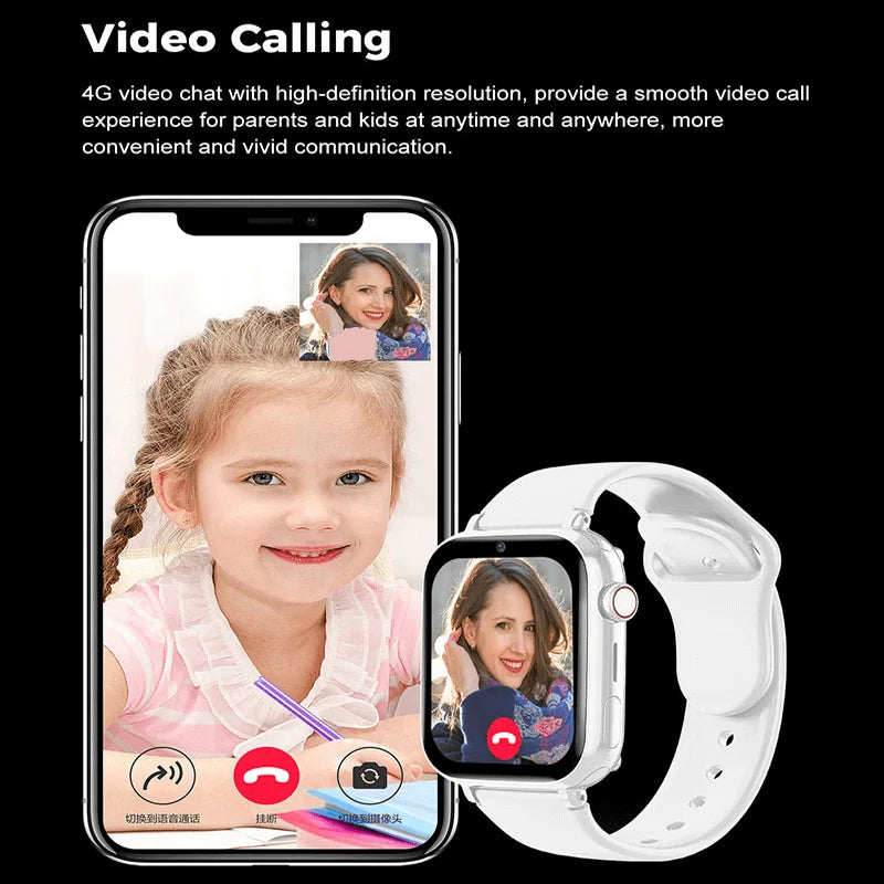 Kids Smart Watch Video Calling & GPS Tracking